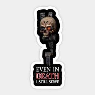 Servo Skull Sticker